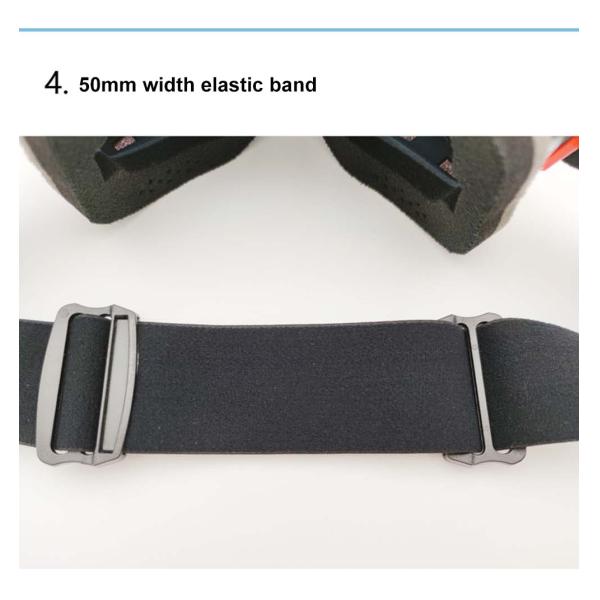 Adjustable Anti Slip Elastic Strap Sport Motocross Glasses for Dust Proof Performance