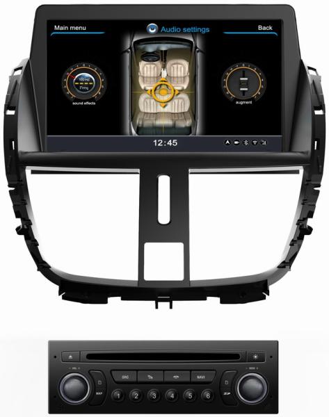 Ouchuangbo S100 Platform Car DVD radio For Peugeot 207 With Audio Sat Nav Headunit Multimedia System