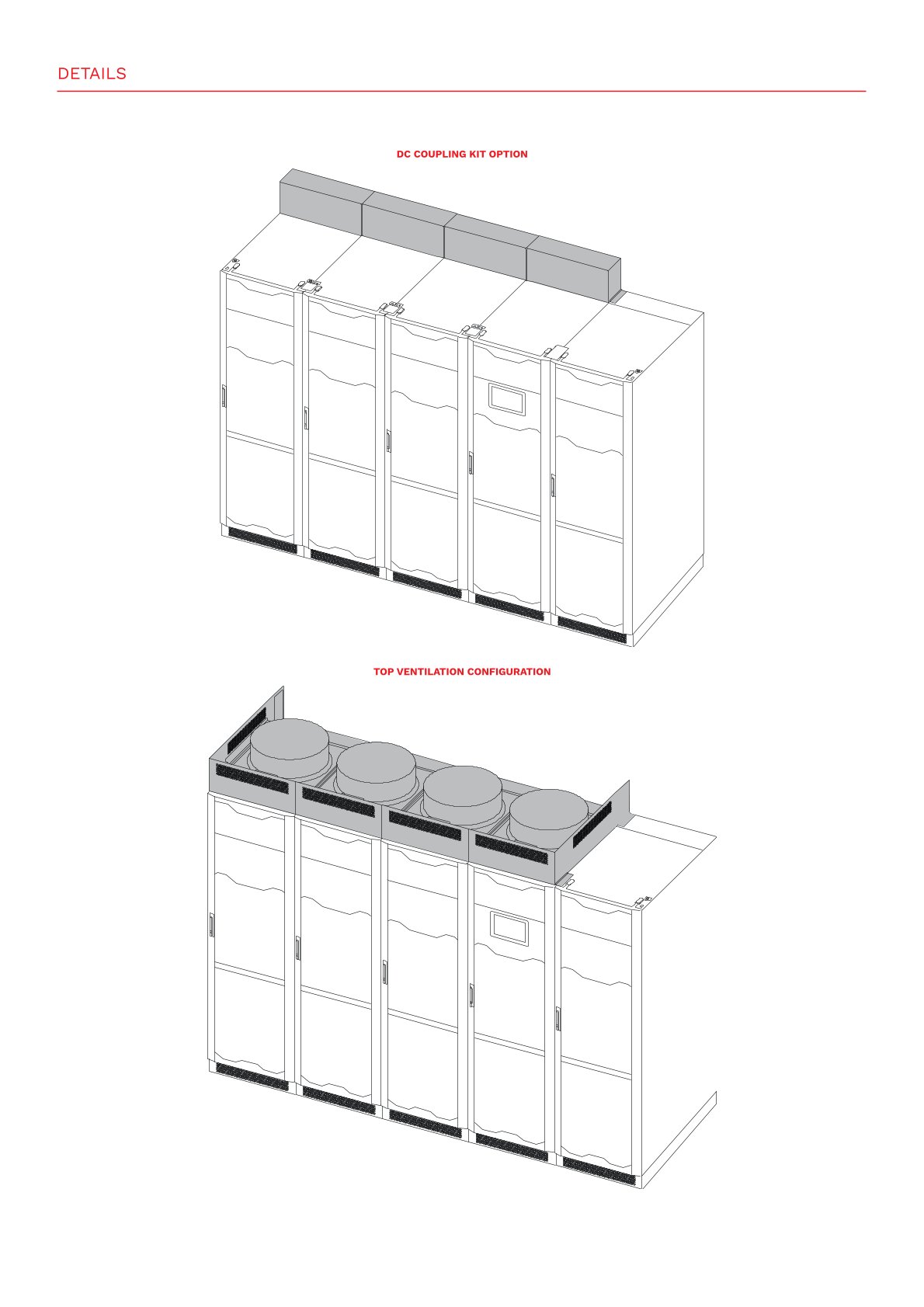 Riello Multi Power2 Scalable Modular UPS 1000-1600KVA Three Phase Online UPS for Data Centers