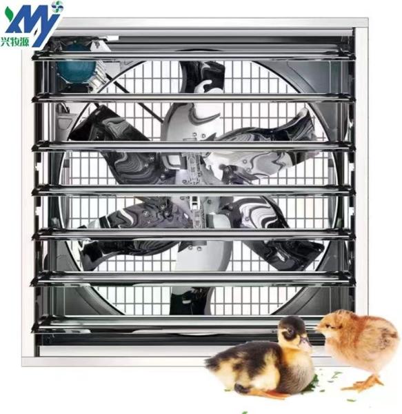 Electric 1380mm Centrifugal Exhaust Fan Push Pull Shutter Big Discount for Greenhouse Poultry Farm Industrial Air Cooling for