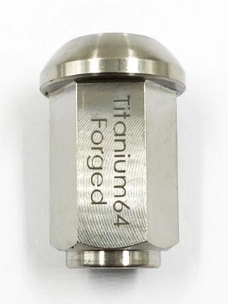 Lightweight Grade 8.8 Auto Titanium Lug Nuts Acid Alkali Resistance Gr5 Ti6Al4V