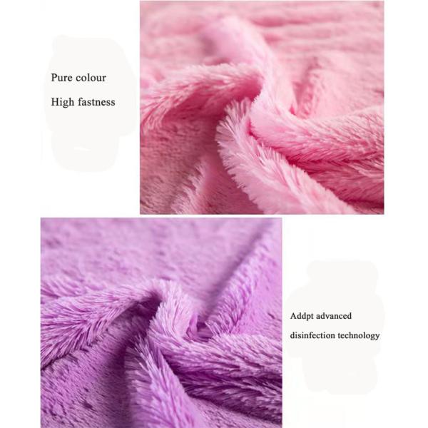 Tela larga de la felpa de la microfibra de la pila de Dull Yarn 20m m para la manta suave de los juguetes