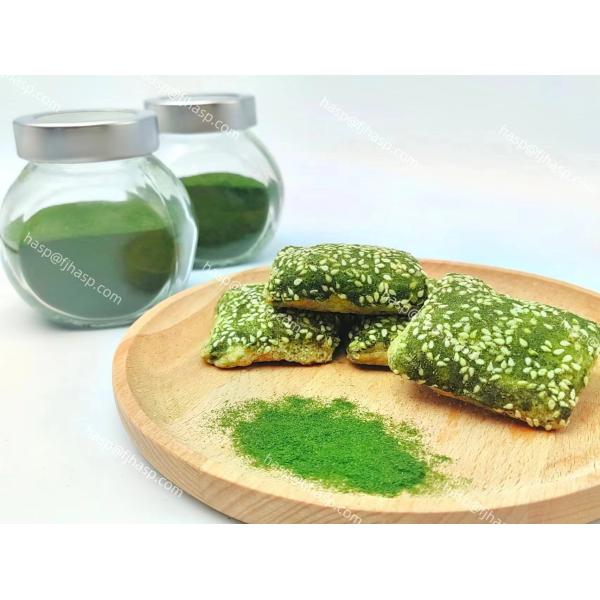 Green Color Dried Sea Lettuce Flakes Natural Drying Method For Asian Cuisine
