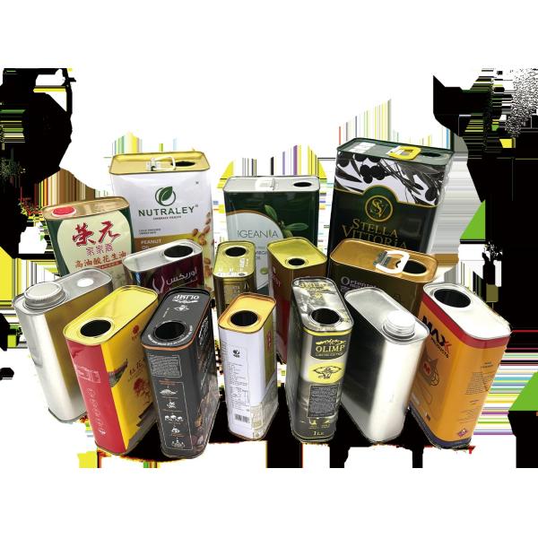 1L Square Olive Oil Tin Can with Short Lead Time Excellent After-Sales and OEM/ODM Service