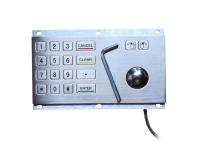 O teclado numérico de aço inoxidável da prova do vândalo IP65, Metal o teclado numérico numérico industrial para o quiosque