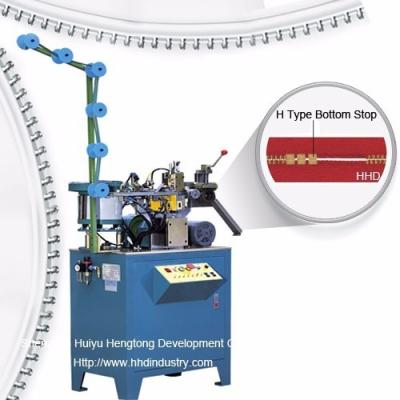 High Strength Steel Auto Metal Zipper Machine Multiple H Type Bottom Stop Machine