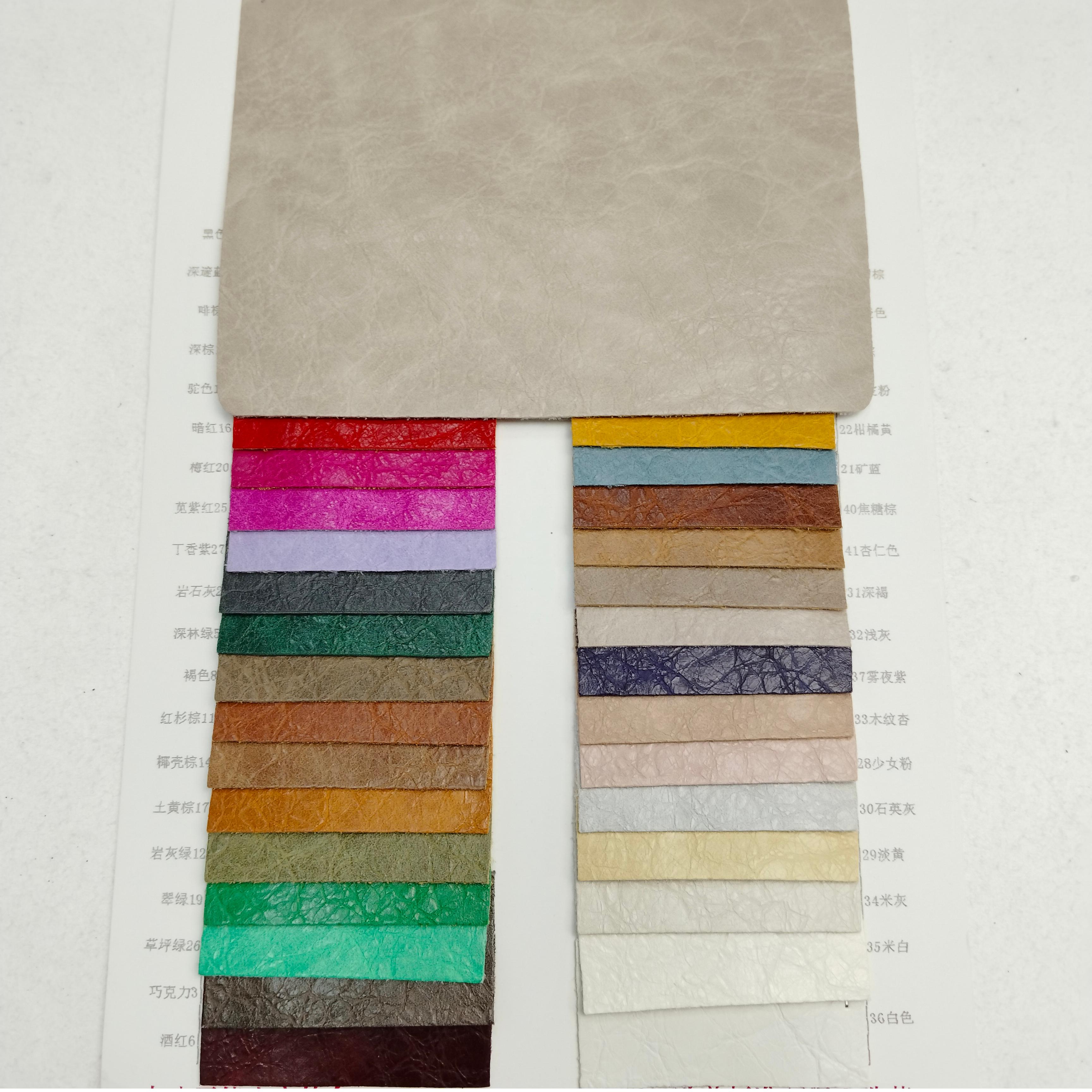 Versatile Semi PU Furniture Leather for Sofa Chair Bag Decoration