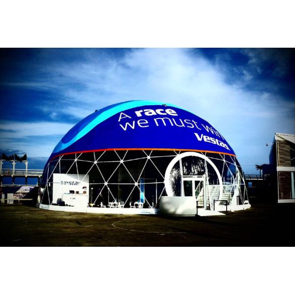 Luxury Windproof 1000 People Geo Dome Tent Wedding Party Tent With Steel Tubes