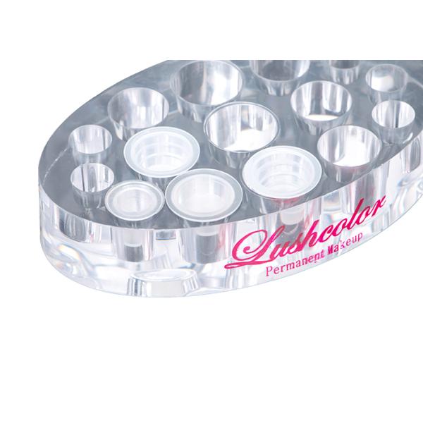OEM Service Tattoo Accessories Unique Oval Acrylic Pigment Cup Holder