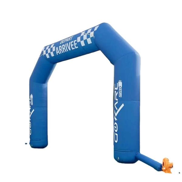 Entrance Door Inflatable Finish Arch CE Certificate With LED Light