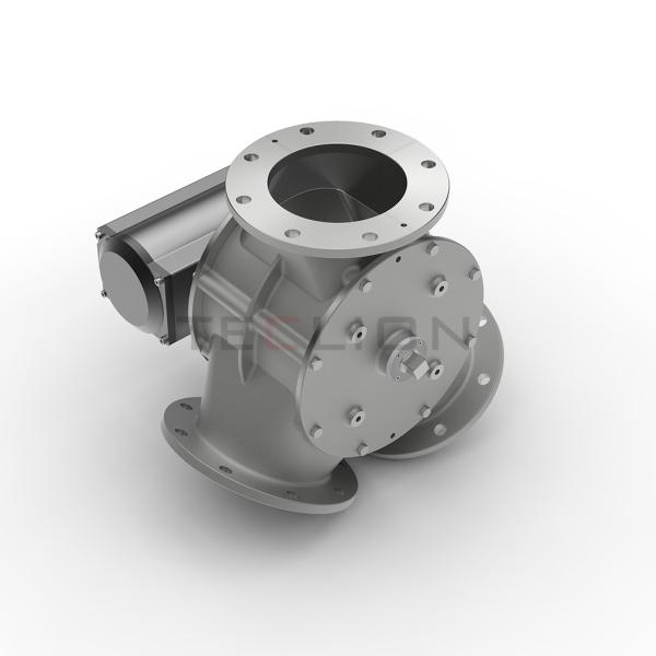 Return Pneumatic Conveying Valves Diverter Gate For Material Handling System