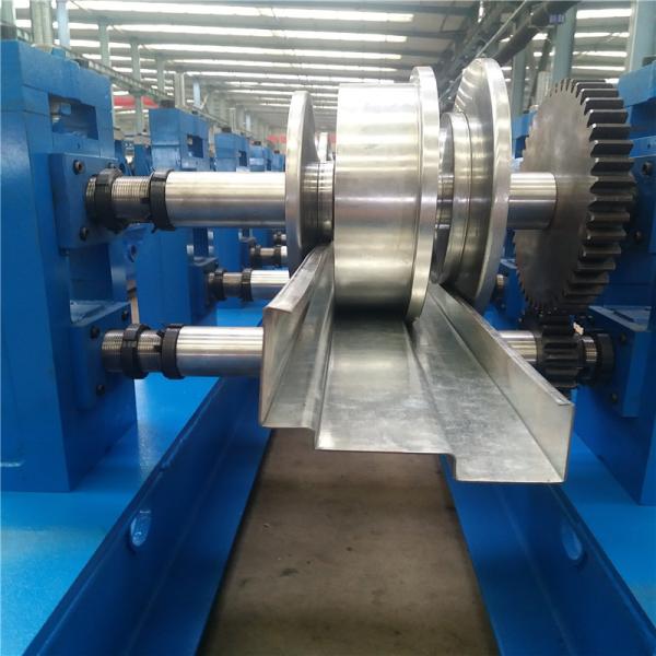 Notch Punching Steel Door Frame Roll Forming Machine With 45 Degree Cut