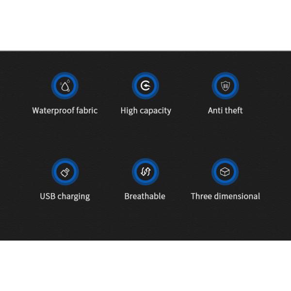 Высококачественный бренд мужской спортивной моды водонепроницаемая противоугонная грудная грудь кросскорпусная сумка для мужчин