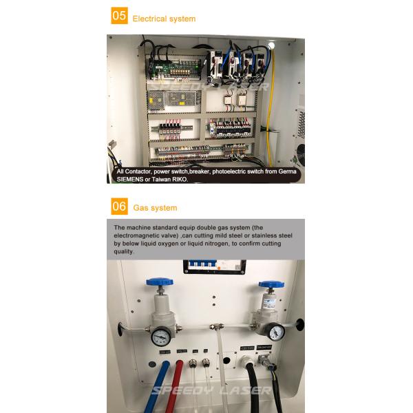Compact Structure Metal Fiber Laser Cutter / Cnc Laser Cutter 1500W Laser Power