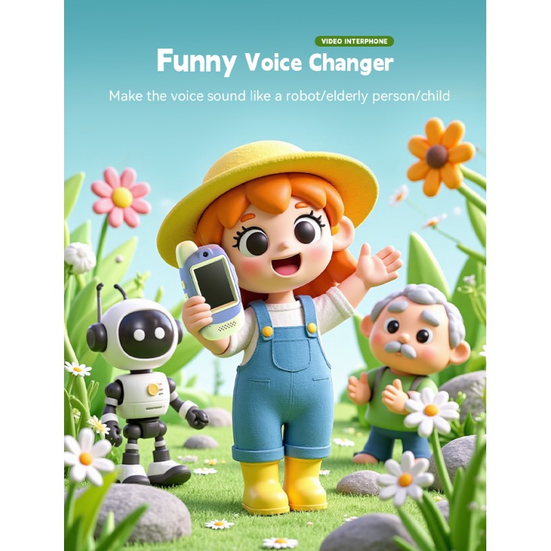 Newest Portable Children Video Walkie Talkies 2 Pack in Set for Kids Outdoor Parent-child Interphone Toys As Christmas Gifts