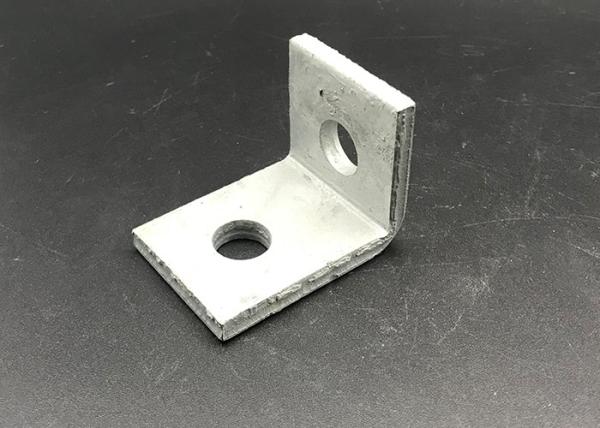 Zinc Plated Flat Plate Angle Strut Fittings