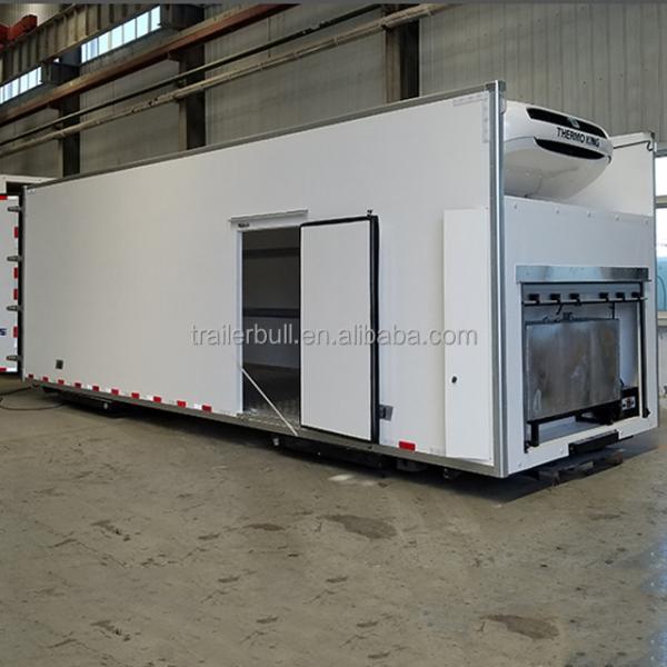 30ft Single Axle Chill and Frozen Truck Trailer with Thermoking Refrigeration Units