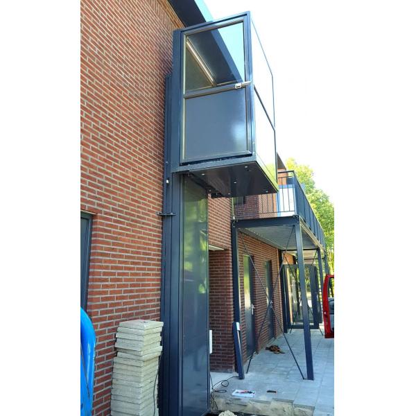 2 personas plataforma de silla de ruedas elevador 4m elevadores para discapacitados interiores o exteriores para el hogar