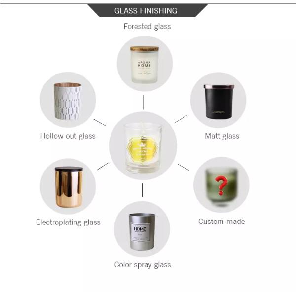 Frosted White Glass Candle Jar Beautiful Scented Candles Unique Scented Candles