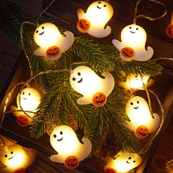 Color Rendering Index Ra 60 Bat Skull Design Battery Operated Halloween Garden Lights