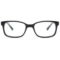 Les lunettes optiques d'acétate encadre la coupe légère bleue pendant des années de l'adolescence d'enfants