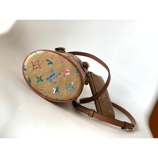 Металлическое ведро Louis Vuitton Neverfull цветка кладет M81724 в мешки