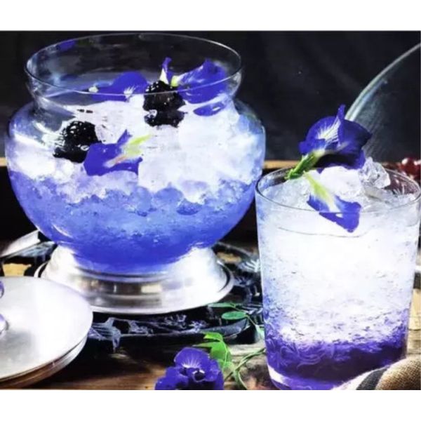 Premium Dried Blue Butterfly Pea Flower Tea With Color Changing Effect For Antioxidant Support