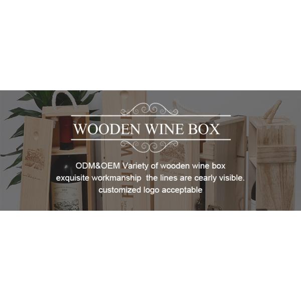 Custom Size and Color Service for Stamping Printing Handling Olive Wood Bottle Holder