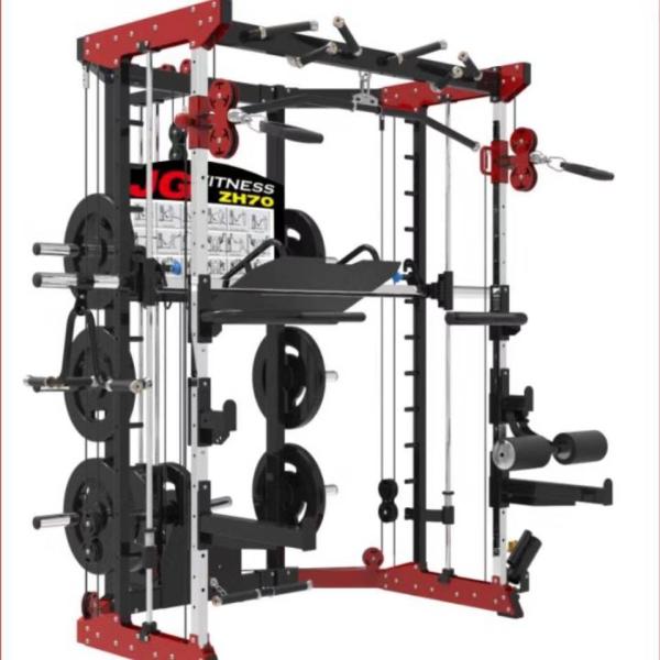 OEM Steel Tube Pin Load Selection Machines Fitness Smith Machine