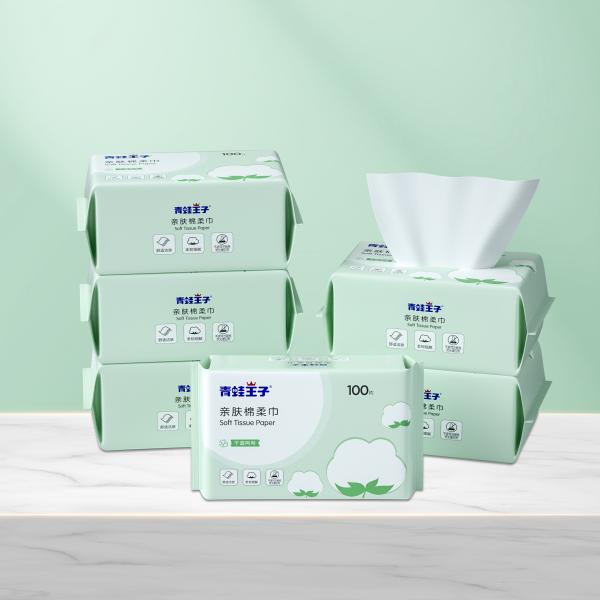 Factory Price Organic Cleansing Cotton Tissue Thickened Facial Towel Dry Wipe