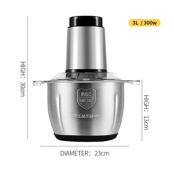 3L Choppers Meat Grinders Juicers 2L 250W 300W home electric meat grinder