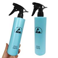 500 ml frasco de pulverização antiestático azul de plástico frasco ESD lavável