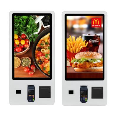 Machine capacitive de paiement d'écran tactile de Signage de Digital de restaurant de 32 pouces