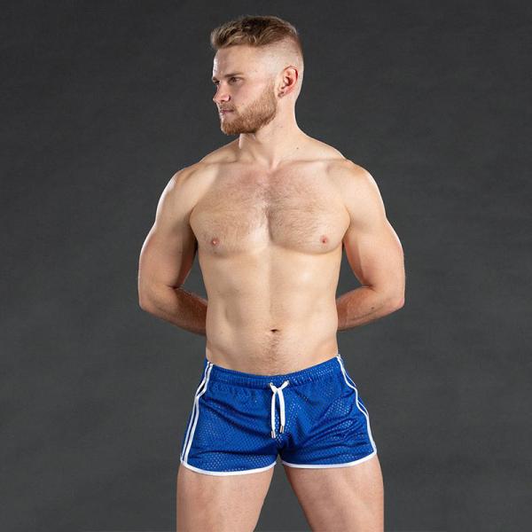 Solid Woven Men Mesh Shorts M-2XL Worsted Beach Fitness Training Shorts