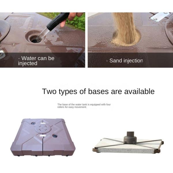 Waterproof Polyester Fabric Heavy Duty Commercial Parasol 3m Patio Umbrella