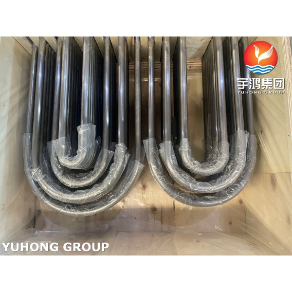 ASME SB163 Monel 400 Copper Nickel Alloy Seamless U bend Tube , TEMA Heat Exchanger, Shell and Tube Heat Exchanger Application