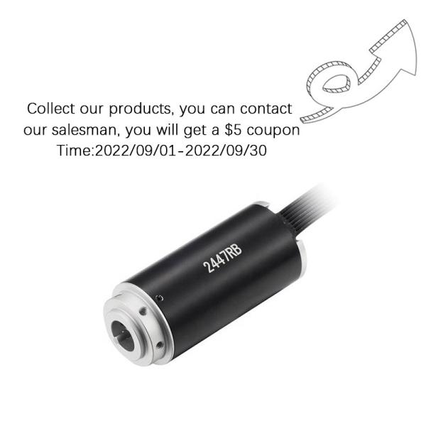 Faradyi New Product 24*47mm Micro BLDC Motor 12V 24V 10W 30W Coreless DC Motor For Medical Machine