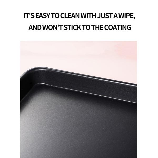 Commercial Bread Baking Equipment Non - Stick Aluminized Steel Roasting oven Pan