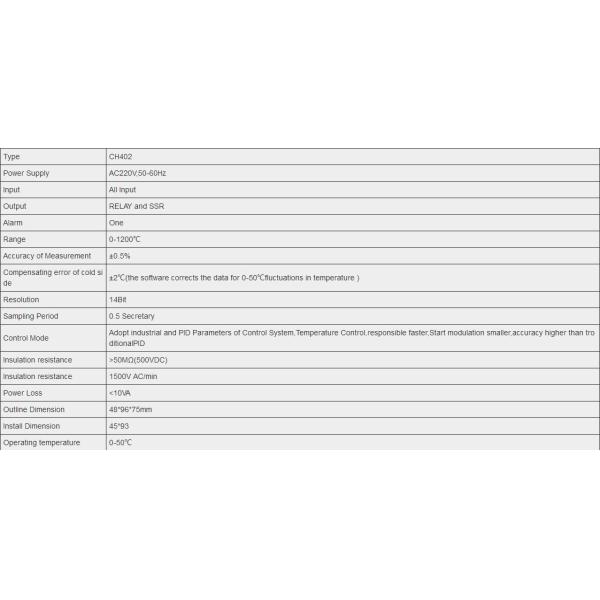Temperature Controller Kampa CH402 Thermostat Hot sale
