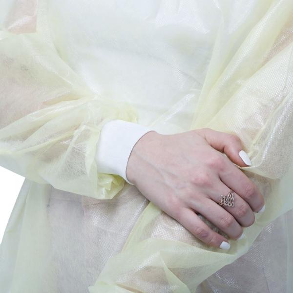 Lightweight Non Woven Sms Isolation Gown Breathable S-4XL Size