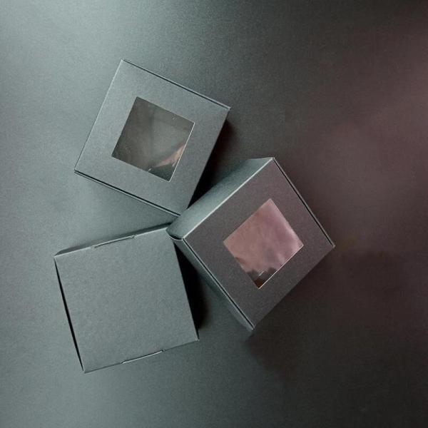 Square Transparent Craft Paper Accessory White Card Present Gift Direct and Hot Stamping