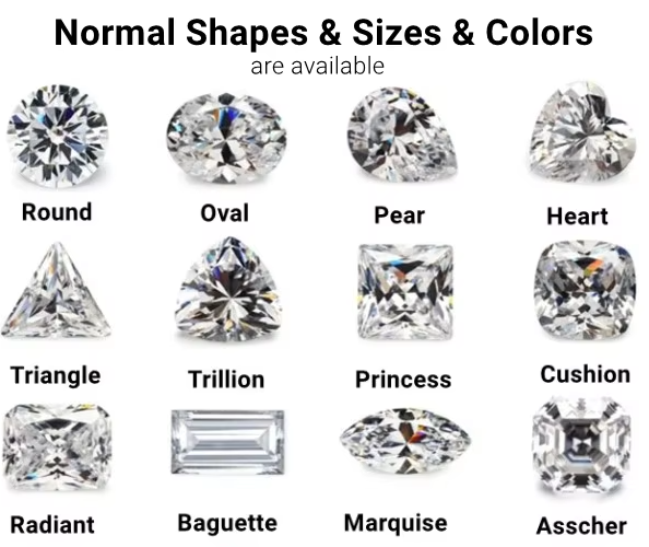 Synthetic Corundum Moissanite Diamond Light Yellow Champagne Pear Loose Moissanite Stones for Ring