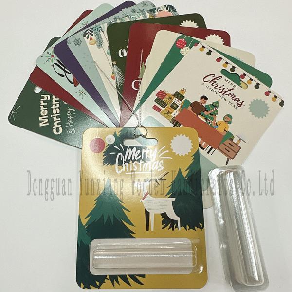 Assorted Christmas Party Cash Holder Gift, Funny Money Cards Wooden Money Card