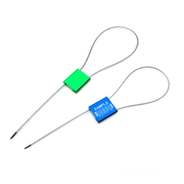 4.01KN Tensile Strength Cable Security Seals With Pull Tight Locking Mechanism