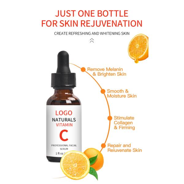 OEM Facial Serum Whitening Anti Wrinkle Vitamin C Serum For Face