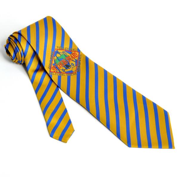 100% Micro polyester necktie with customized logo