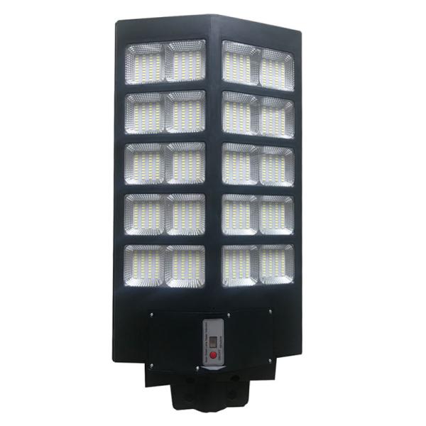 500w ABS material Black housing high quality integrated led all in one solar street light for outdoor lighting use