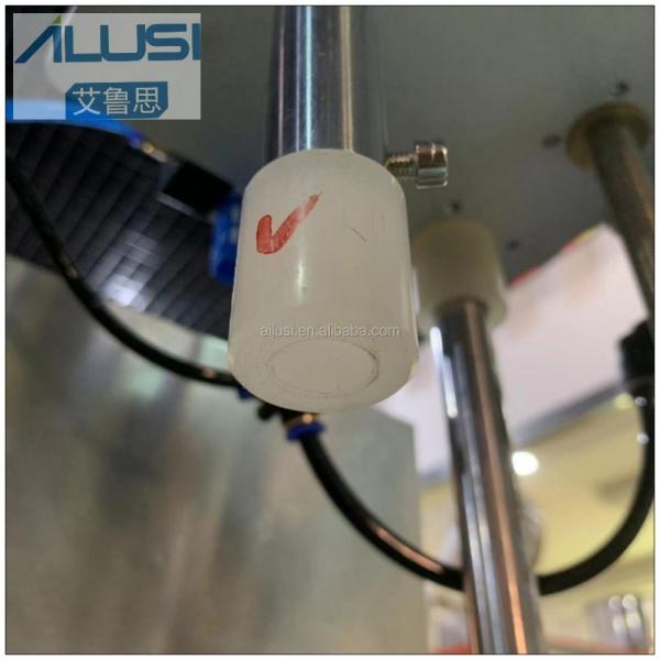 Perfume a imprensa semi automática operada inteiramente pneumática Machi do colar da garrafa de vidro do pulverizador da imprensa do colar do perfume da mão da indústria