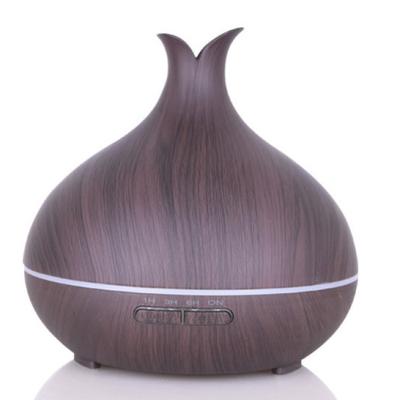 ISO9001 2.4MHZ Wood Grain Aroma Diffuser 400ML Air Freshener