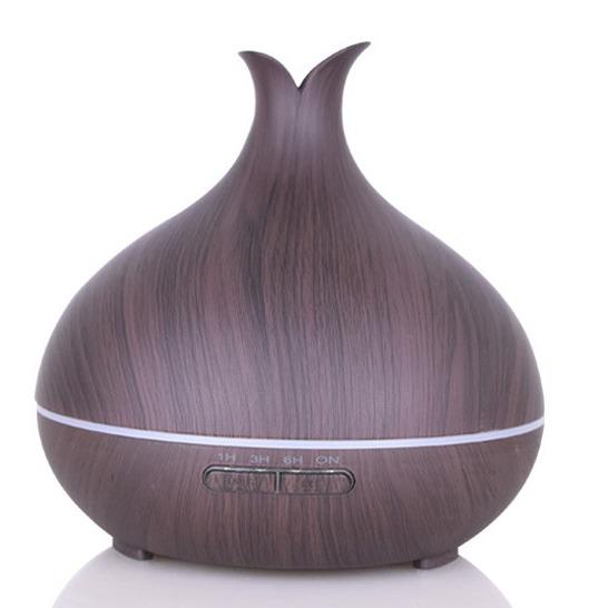 ISO9001 2.4MHZ Wood Grain Aroma Diffuser 400ML Air Freshener